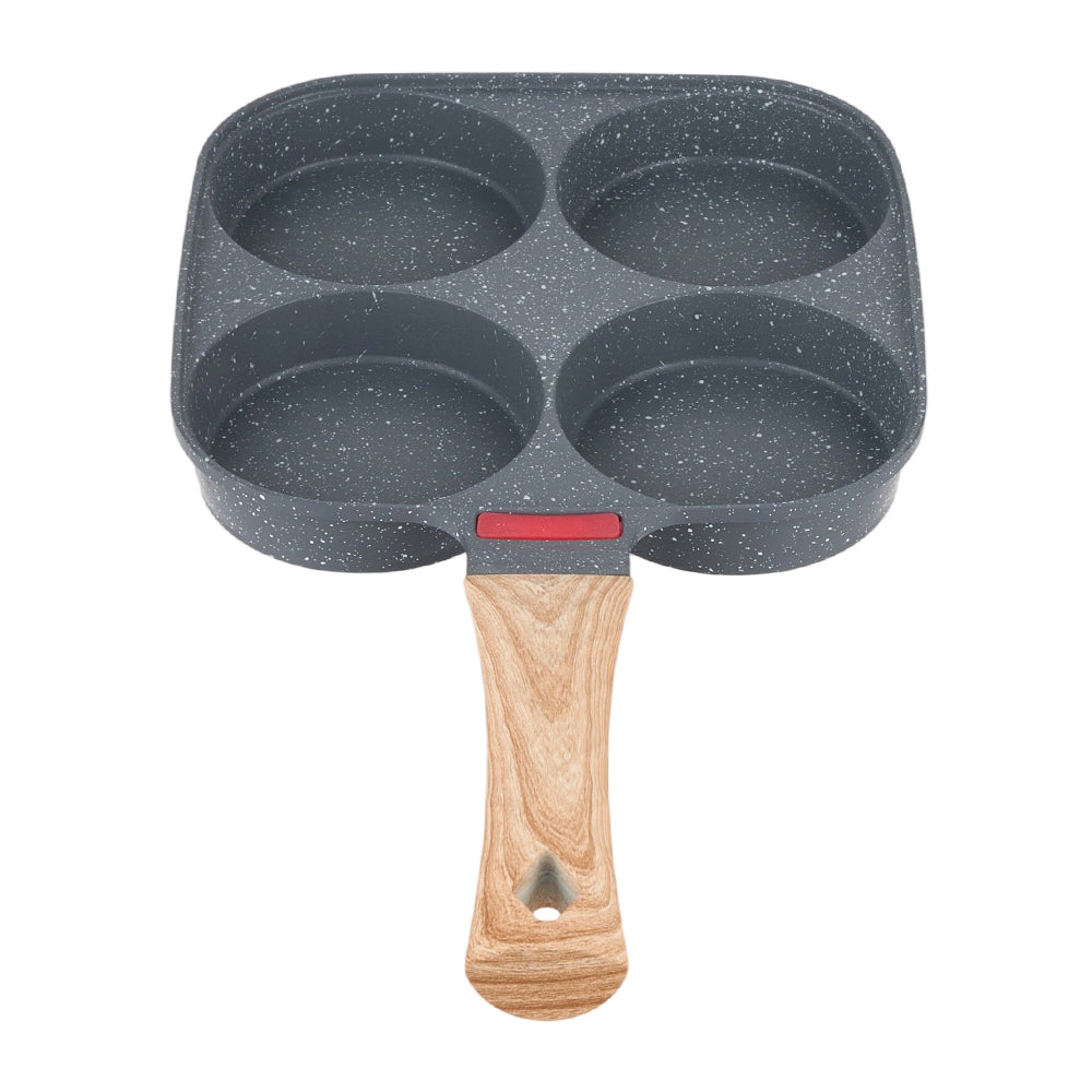 19cm W X 19cm W Non-stick 4-hole Egg Frying Pan
