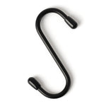 5pc Hanging 's' Hooks - Black