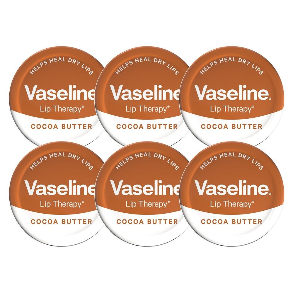 Lip Therapy Petroleum Jelly Cocoa Butter, 6x20gm