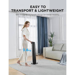 45W Quiet Tower Fan with Remote Control, Portable Fan, Oscillating Cooling Fan for Bedroom, Living Room