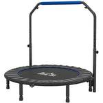 48 Foldable Mini Trampoline Fitness Trampoline Rebounder | Blue