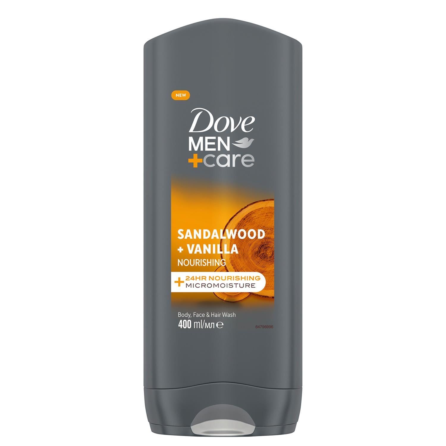 Sandalwood And Vanilla Bundle Deodorant Spray And Body Wash