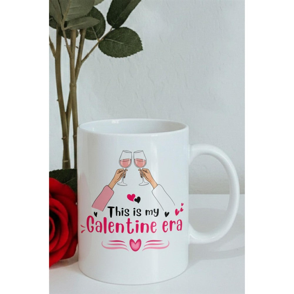 Dyzi This Is My Galentine Era Printed Ceramic Mug Valentine’s Day Gift