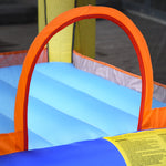 Bouncy Castle With Slide Basket Trampoline Monster Design 2.5x1.8x1.75m