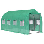 Round Polytunnel Greenhouse 4x2x2m