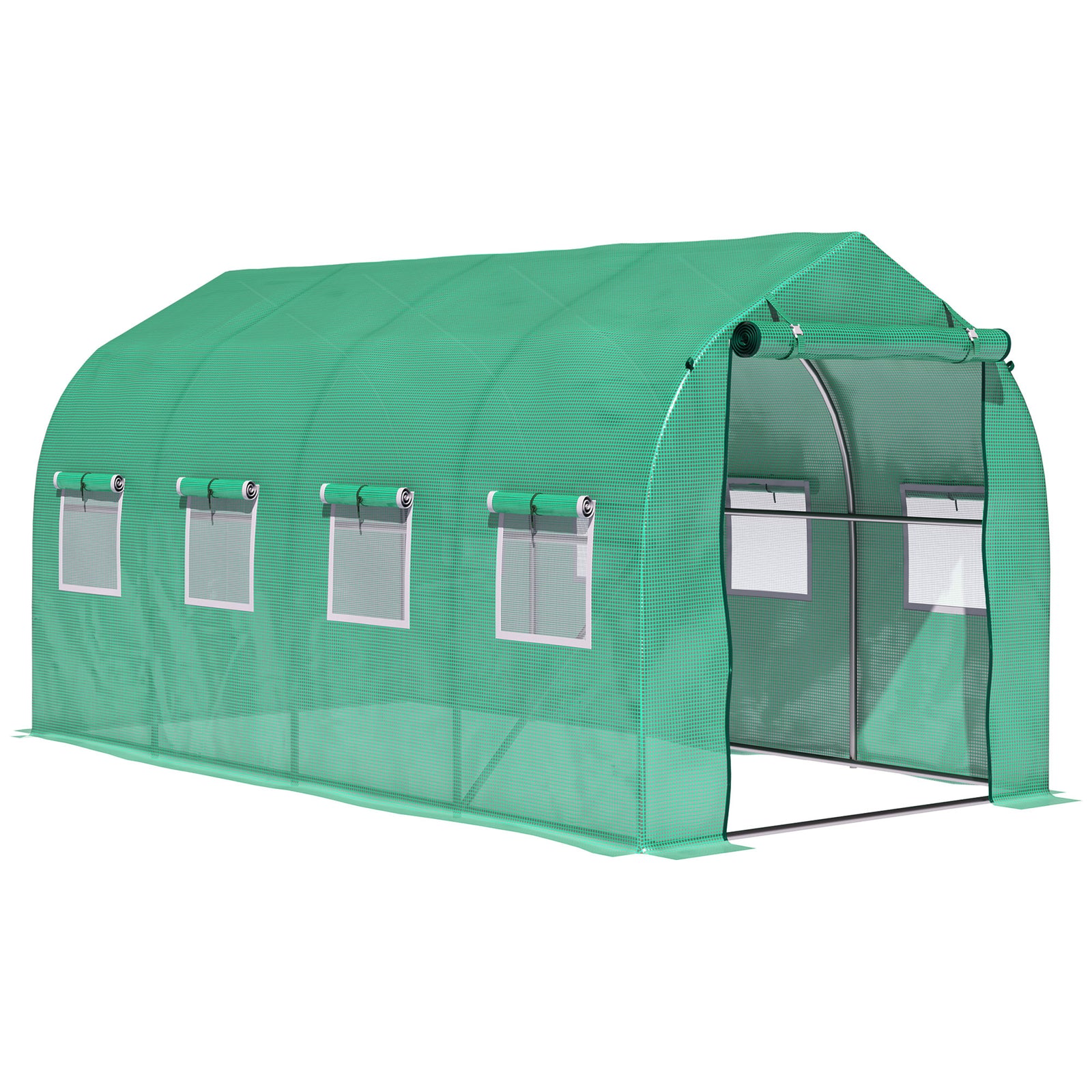 Round Polytunnel Greenhouse 4x2x2m
