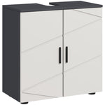 10x20/20x20cm "u" Cut-out Bathroom Vanity Unit | Medium | Light Slate Gray