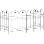 8pc Garden Fencing Panels 44in X 12.5ft Bed Border