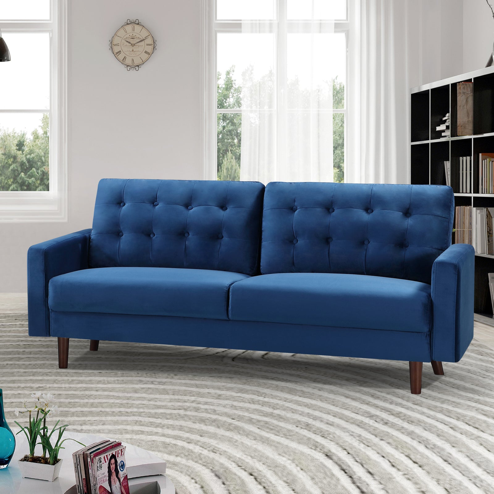 Emerson 3 Seat Sofa | 3 | Blue