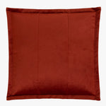 Vita Velvet Footstool Bean Bag Pouffe | Orange