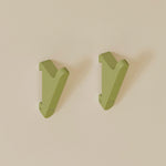 Towel Hook Coat Hook 2 Pcs Wall Guide Fits Alife Collection | Pale Green