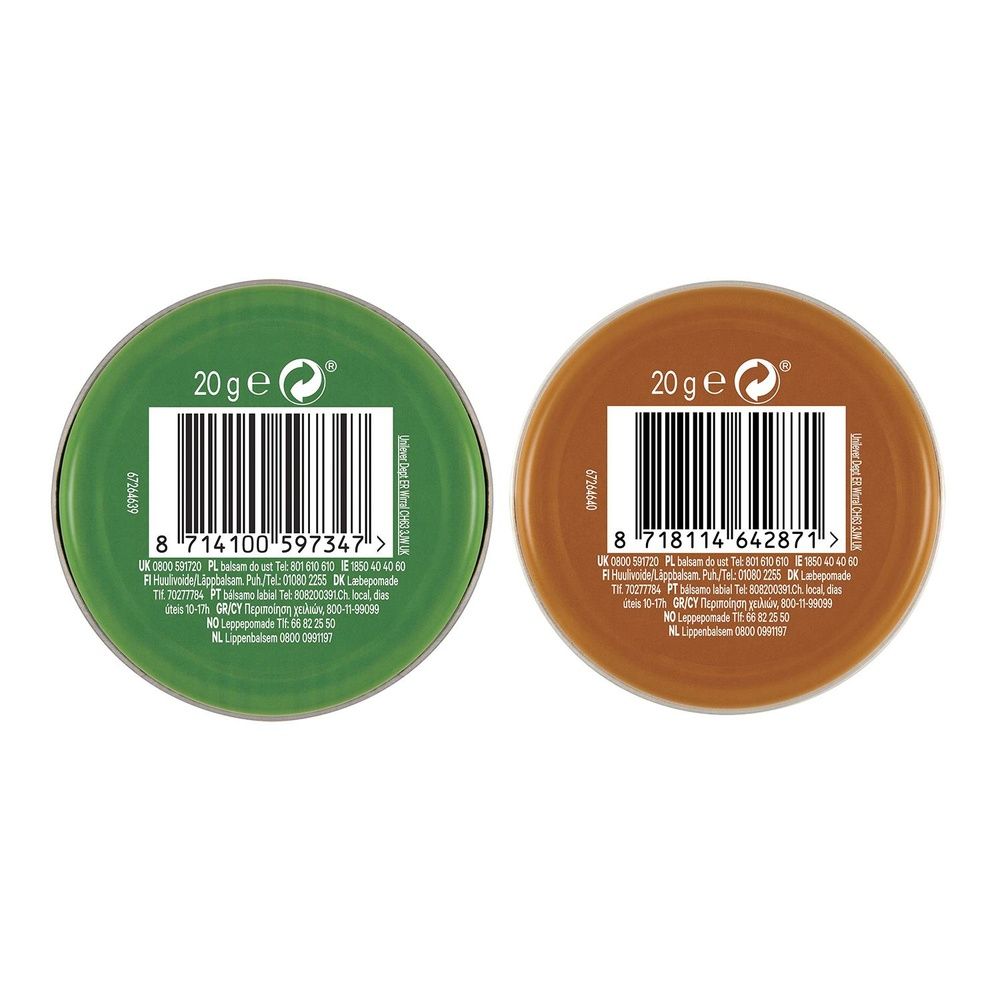 Vaseline Lip Therapy Aloe Vera Cocoa Butter Petroleum Jelly 8x20g Bundle