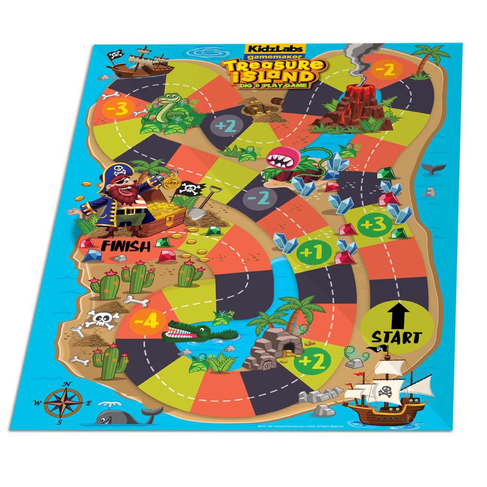 Kidzlabs - Gamemaker - Treasure Island Dig & Play Game