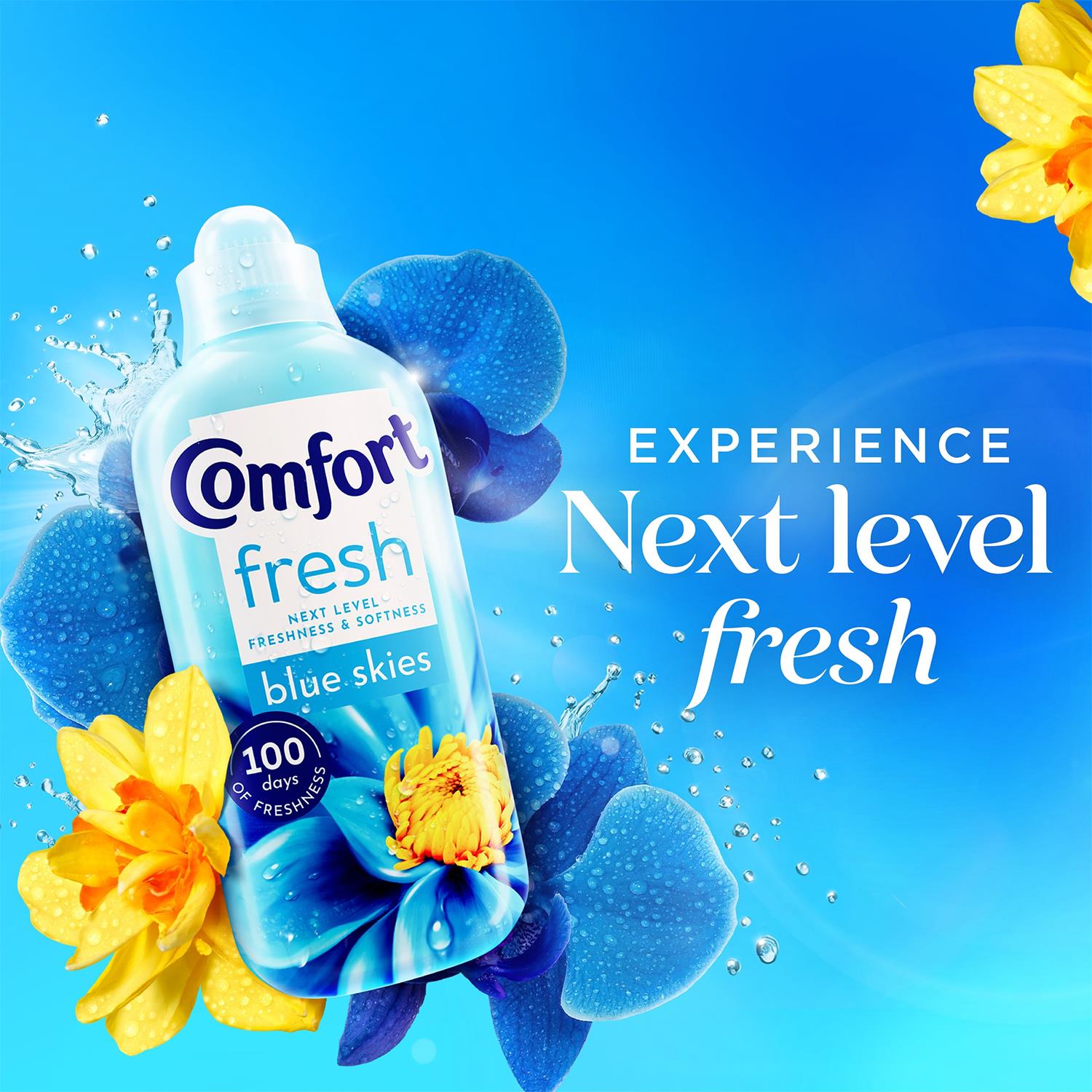 Fresh Blue Skies Liquid Fabric Conditioner 31 Washes 930ml, 8 Pack