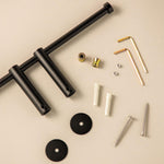 Double Paper Holder Without Cover Matt Stainless Steel Logic