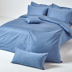 European Size Egyptian Cotton Pillowcase 1000 Tc | 80cm x 80cm | Airforce Blue