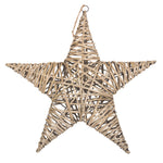 Wicker Antique Wash Woven Star