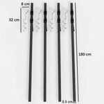 4pcs Trampoline Anchor Kit, 32 Cm Galvanised Trampoline Stakes