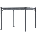 3x3(m) Pergola Gazebo Sun Shade Shelter Aluminium Canopy