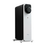 9 U-type Fins Electric Oil Heater With Knob Control 24-hour Timer, Overheat & Tip-over Protection