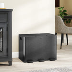 3 X 20l Triple Kitchen Bin Pedal Bin For Recycling And Waste | Black