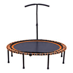 48in Bungee Cords Foldable Round Trampoline With Adjustable T-handle Bar