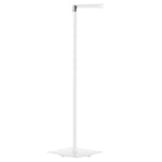 Stainless Steel Freestanding Toilet Roll Holder -square Base | White