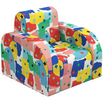 Kids Armchair, Foldable Toddler Chair For Bedroom | Red