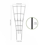 4-pack Outdoor Metal Trellis Set For Climbing Plants