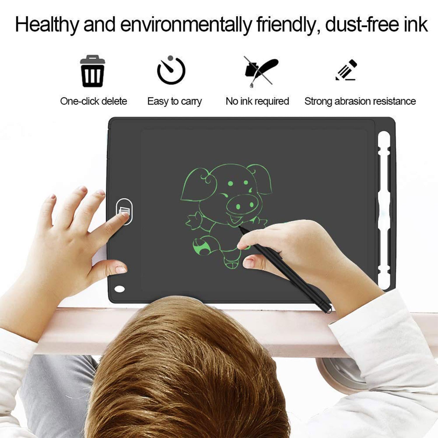 Lcd Writer 8.5 Inch Ultra-bright, Sturdy And Durable Abs, Black