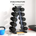 Five-tier Dumbbell Storage Rack For Home Gym | Black