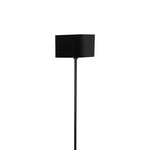 Napoli Floor Lamp Matt Black And Gold Hand Made High Quality Metal And Fabric Construction
