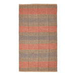 Multicolour Striped Jute Rug | 150cm x 240cm | Orange