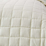 Cotton Quilted Reversible Bedspread | 230cm x 250cm | Sage Green