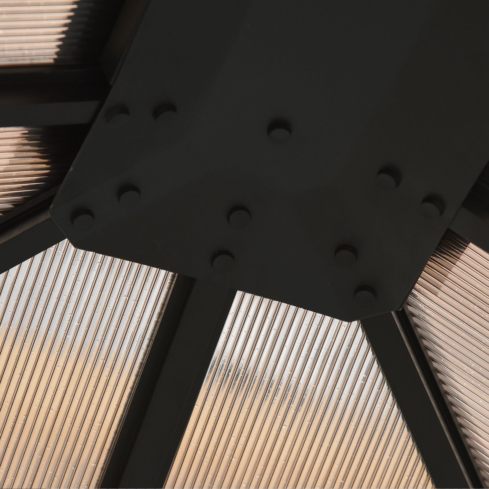 Pc Hardtop Gazebo With Aluminium Frame And Curtains | Medium | Gray