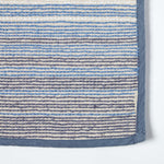 Stripe Cotton Bath Mat | 50 x 80cm | Blue & White