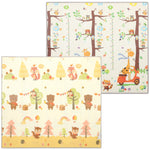 Foldable Reversible Baby Play Mat 200 X 180 Cm, Tree & Forest