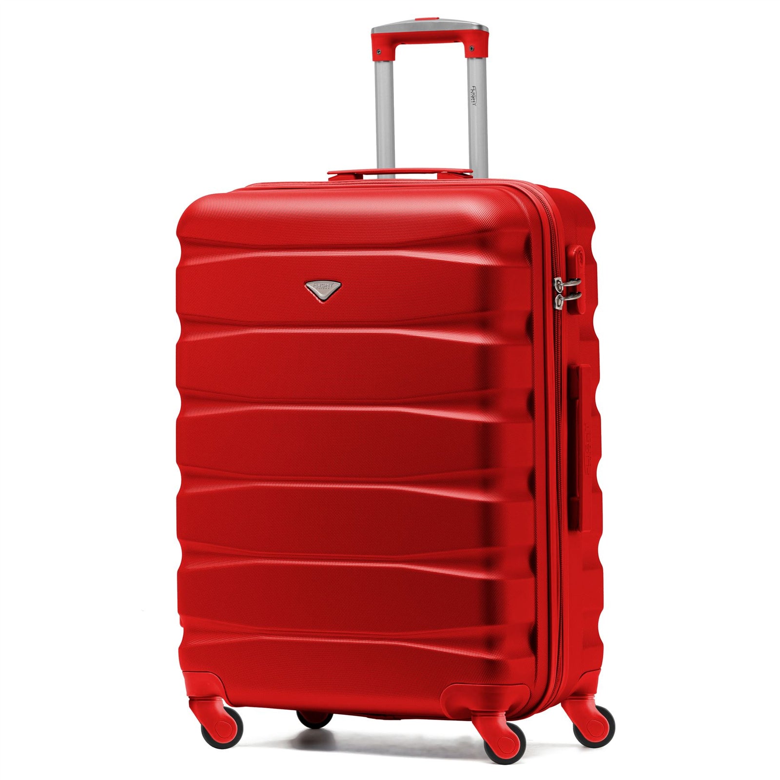 25" Medium Suitcase Check-in Hold Luggage Hard Shell 4 Wheels Tsa Lock | Medium | Red