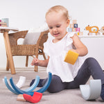 Wooden Rainbow Stacking Arches - 7 Pieces