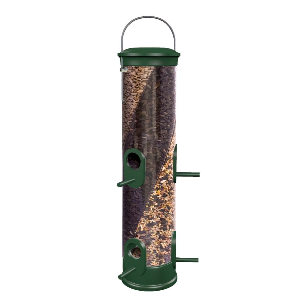 All Weather 3-seed Twist Feeder, Green | Green