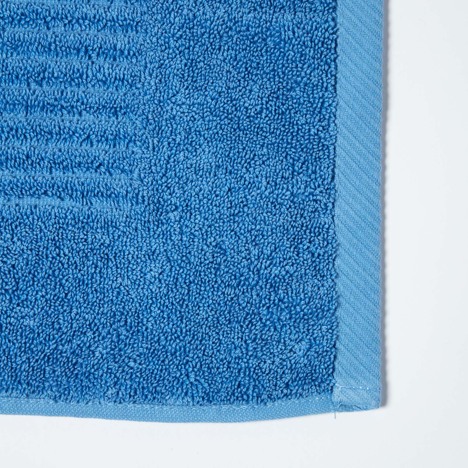 Imperial Plain Turkish Cotton Bath Mat | 50 x 80cm | Cobalt Blue