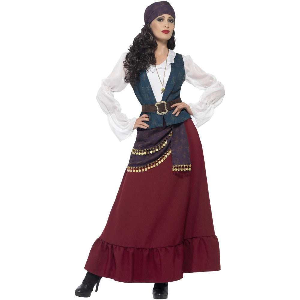 Deluxe Pirate Buccaneer Beauty Costume | Large