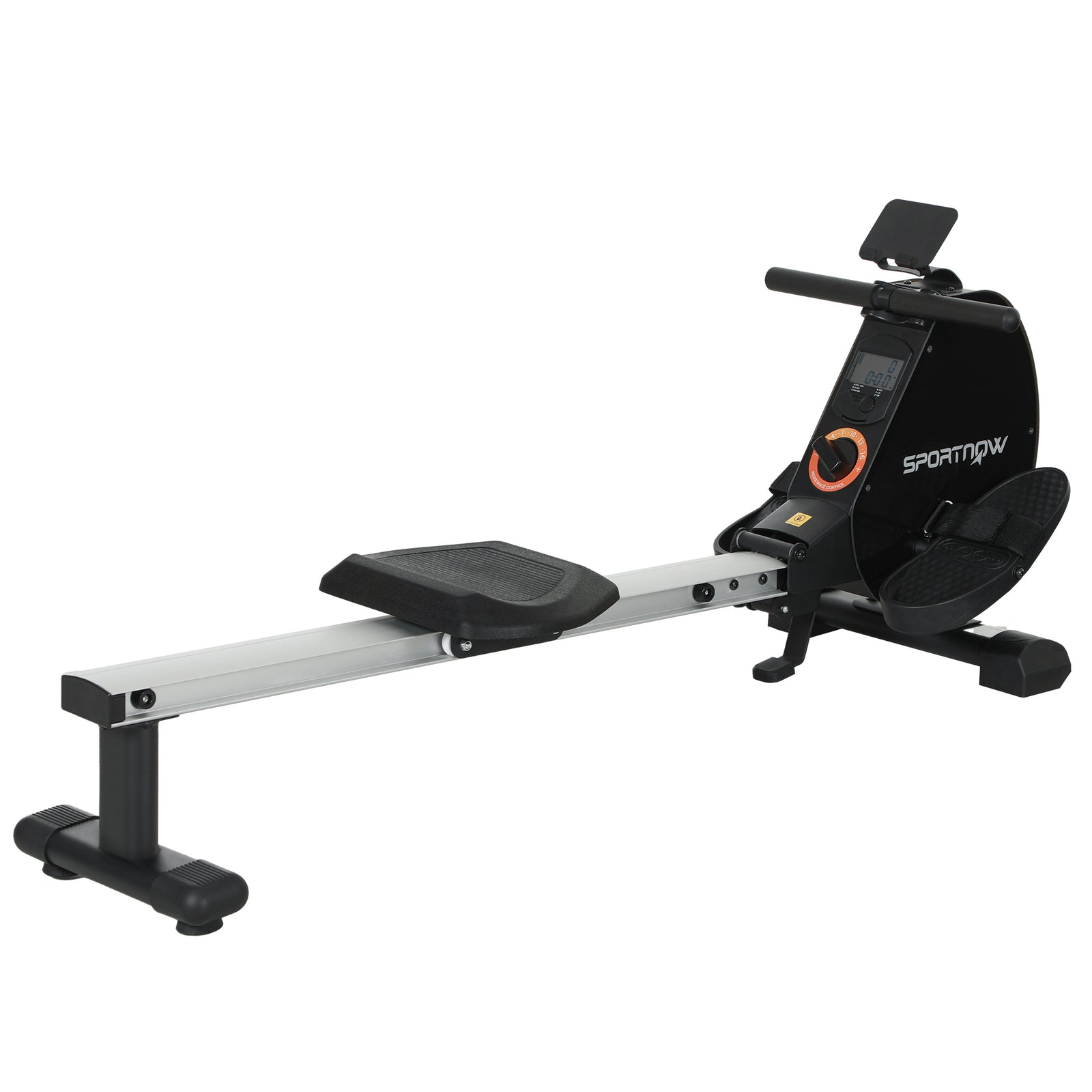 Folding Rowing Machine, Lcd Monitor, Home Gym