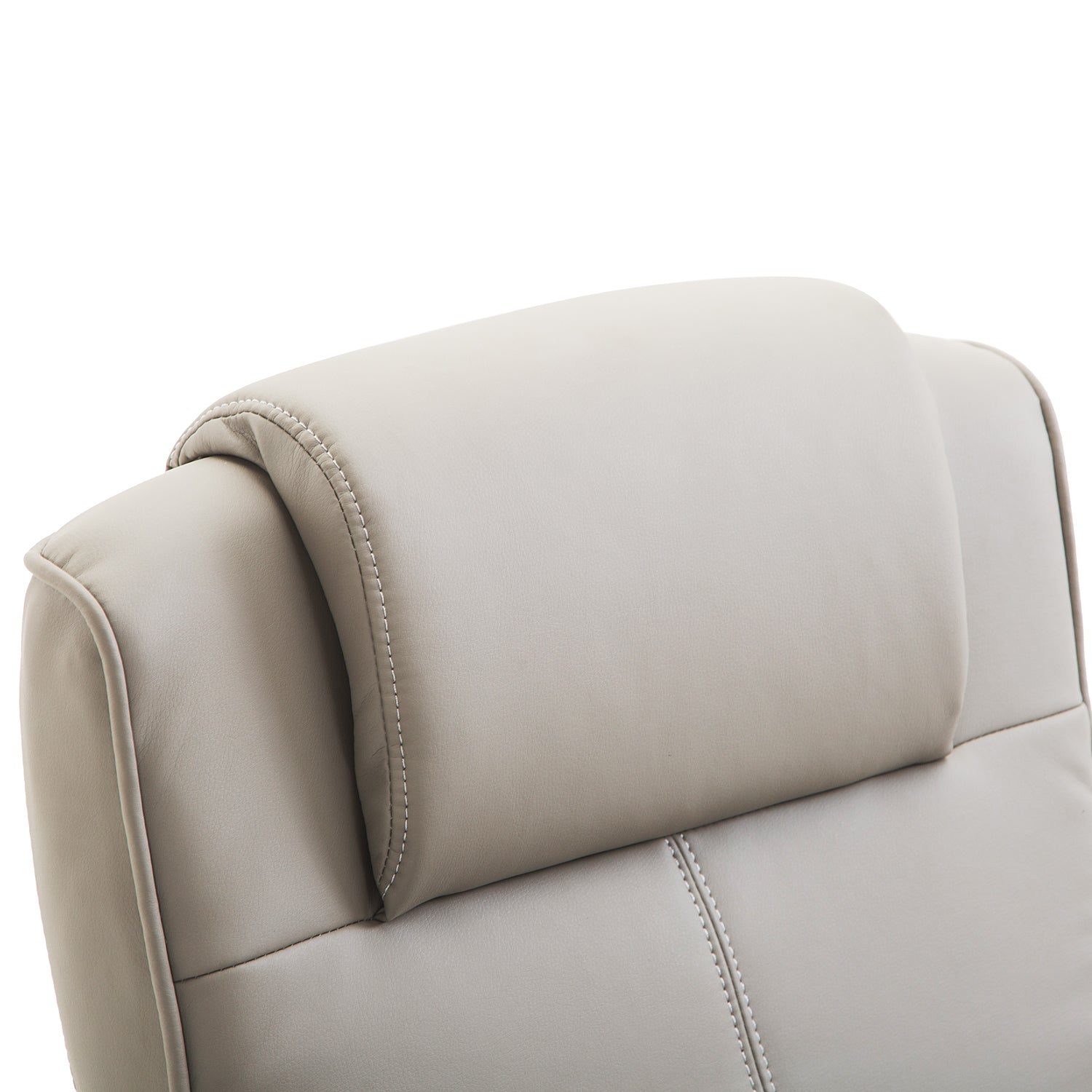 Swivel Armchair With Footstool And Adjustable Backrest | One Size | Gray