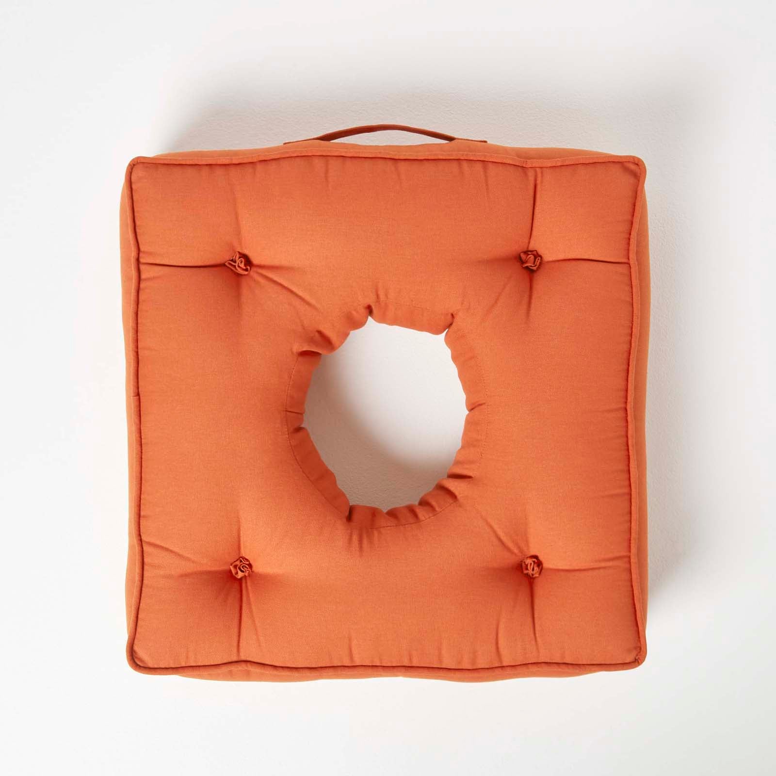 Pressure Relief Armchair Booster Cushion | 50cm x 50cm | Terracotta