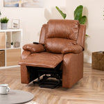 Northfield Dual Motor Massage Heat Riser Recliner Chair | Tan