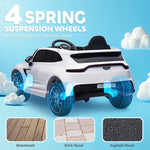 Aston Martin Dbx Licensed 12v Kids Ride On Car W/ 4 Suspension Wheels | White