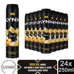 Xxl Aerosol Deodorant Body Spray Gold 48h Protection 250ml, 24 Pack | Set of 24
