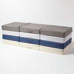 Cotton Orthopaedic Foam 3 Seater Booster Cushion | 50cm x 150cm | Charcoal Grey