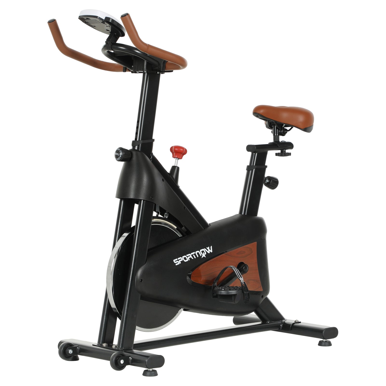Exercise Bike, Quiet, Adjustable Seat, Lcd Monitor | Black